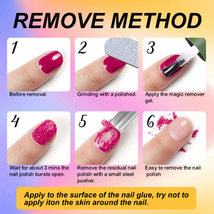 Chuyên nghiệp 15ml ma thuật NAIL POLISH REMOVER gel lỏng ngâm tắt Gel Polish <span class=keywords><strong>Magic</strong></span> Remover - Product Image 6