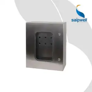 Caixa elétrica padrão para parede exterior SAIPWELL/SAIP, caixa de metal à prova d'água para painel de aço db