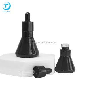 30 Ml 1Oz Glass Dropper Bottle Oil Dropper Bottle Flask With Black Dropper