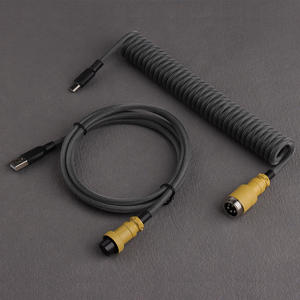 <span class=keywords><strong>Double</strong></span> paracord nylon gx16 câble <span class=keywords><strong>femelle</strong></span> d'aviation 5 broches 4 broches câble vidéo d'aviation <span class=keywords><strong>usb</strong></span> c câble de clavier d'aviation - Product Image 3