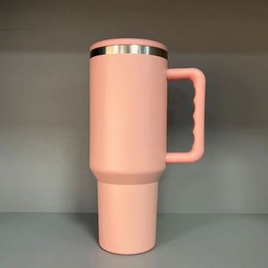 <b>40oz</b> H3.0 <b>Handle</b> Travel Car Mug Vacuum <b>Tumbler</b> Lid Straw Non-Slip ODM OEM Custom Design - Product Image 6