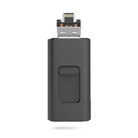Stik memori 4 in 1, Flash Drive USB 32GB 16GB 256GB 3.0 GB, stik memori 64GB 128GB untuk ponsel Cle Drive