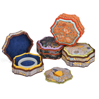 Nouvelle boîte de rangement personnalisée en brocart chinois pour bijoux (bracelets, joncs, colliers, pendentifs, Wenwan) – Coffret cadeau d'emballage de bijoux