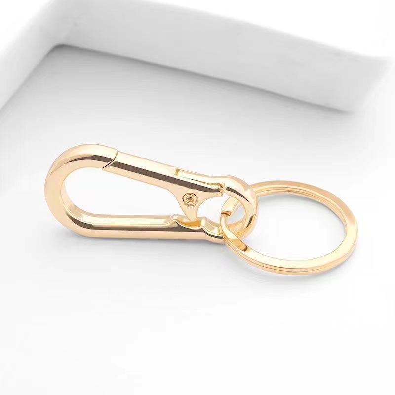 Golden keychain ring