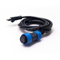 Connecteur de câble étanche inversé Weipu 9 broches SP13 SP17 SP21 RJ45 Femelle Mâle Prise Socket IP68 Plastique Circulaire PVC Noir