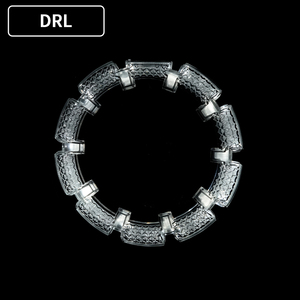 Pour Toyota Land Cruiser <span class=keywords><strong>2023</strong></span>+ Série LC76 LC70 : Kit de modernisation de phares LED avec anneaux lumineux Angel Eye et DRL, projecteurs de phares - Product Image 6
