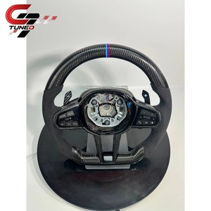 Volant en fibre de carbone pour <span class=keywords><strong>BMW</strong></span> F40 F44 G20 G22 G23 G26 G29 G42 M240i M340i G30 G32 G01 G02 G05 G06 G07 G14 G15 G16 G11 - Product Image 6