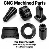 Service d'usinage CNC rapide, pièces en aluminium personnalisées, anodisation noire, fraisage CNC, prototypage, faible MOQ, métal