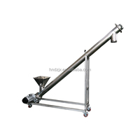 Convoyeur à vis en acier inoxydable DZJX Twisting Dragon pour tuyaux de ciment et moulin, résistant au feu et durable, vitesse réglable
