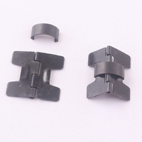 Petite boîte à bijoux en métal et plastique avec charnière à ressort dissimulée pour accessoires de boîte en bois ou de valise
