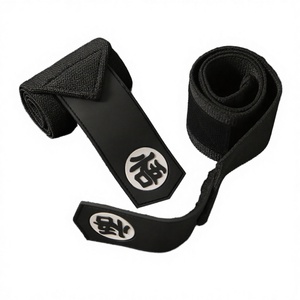 Attelle de poignet réglable en polyester pour femme, accessoire d'entraînement avec boucles pour le pouce, bandes de maintien pour la musculation pour hommes et femmes - Product Image 3