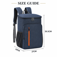 Grande glacière robuste, glacière Oxford grande capacité avec fermeture éclair, vente en gros directe usine OEM ODM