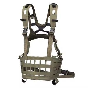SPC Lightweight Tactical Vest Solid Color Quick Release <b>Carabiners</b> Stowaway External MOLLE Safety Product - Product Image 4