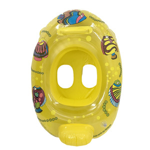 TANYOZHE Anillo de natación inflable de 60x45cm con diseño de pez de dibujos animados para niños, dispositivo de flotación para piscina - Product Image 4