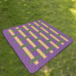 <span class=keywords><strong>Tapis</strong></span> de pique-nique ultrasonique épaissi, pliable, imperméable, pour le camping en plein air, la plage, avec support en aluminium - Product Image 4