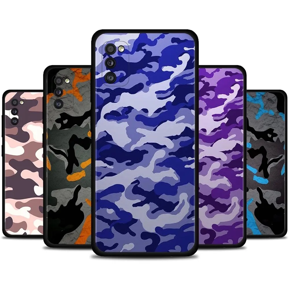 Custodia in Silicone militare militare modello mimetico per Samsung Galaxy S20/S21/S22 Cover con stampa UV Ultra verniciata nota 20 A03 Core