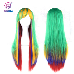 2023 ultima parrucca anime cosplay ondulata lunga ombre parrucca lolita in fibra ad alta temperatura cosplay bellissimo parrucchino sintetico per ragazza - Product Image 3
