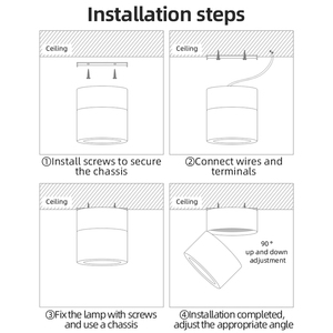 Hiện đại bề mặt gắn kết nhúng có thể điều chỉnh xoay downlights ánh sáng mặt trời lặn/hoàng hôn đèn chiếu, LED hoàng hôn <span class=keywords><strong>Lights</strong></span>/hoàng hôn đèn - Product Image 6