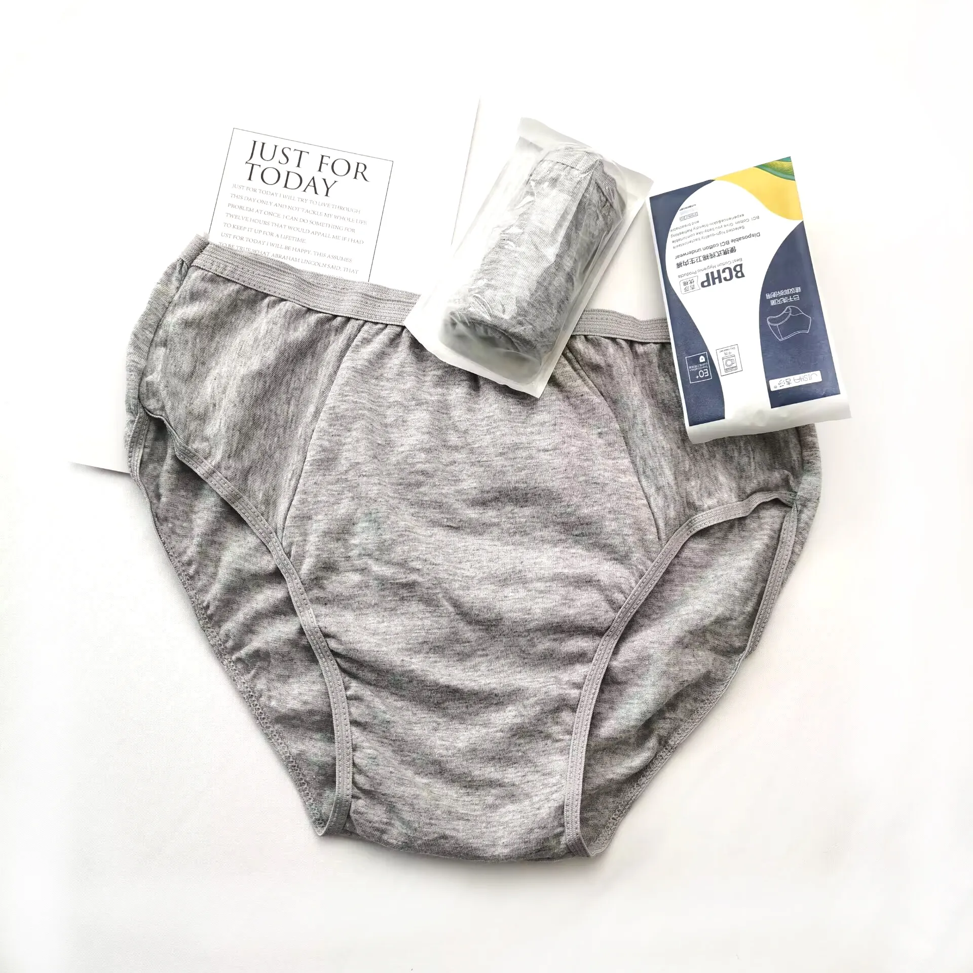 Cotton men Disposable Underwear Panties Portable Briefs for Travel Fitness underpants Hotel Spa undershorts men Hospital Stays