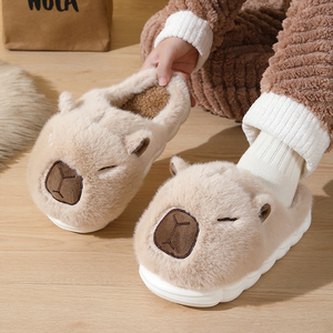 Nuevo Producto: Pantuflas Cálidas de Invierno para el Hogar, con Punta Cerrada, de Felpa Suave y Antideslizantes, de Fabricantes de Pantuflas, con Precio de Fábrica - Product Image 5