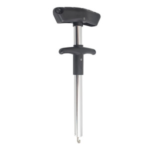 Removedor de anzuelos tipo T, herramienta portátil de aleación de aluminio para desenganchar aparejos de pesca marina, equipo de pesca, rojo, azul, dorado, negro, plateado - Product Image 5