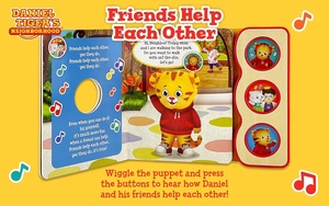 Livre sonore interactif personnalisable sur le thème du nettoyage du parc et de l'amitié |   Livre cartonné robuste avec boutons sonores pour enfants - Product Image 4