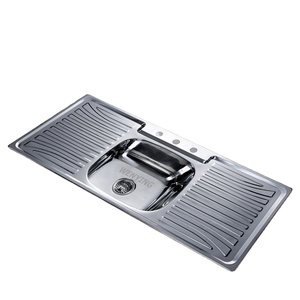 Évier en acier inoxydable, bol simple de 1200mm x 500mm de haute qualité et <span class=keywords><strong>prix</strong></span> direct d'usine - Product Image 6