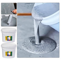 Revêtement de sol auto-nivelant en sable coloré époxy, application facile au truelle, effet marbre, revêtement de sol liquide pour bureaux commerciaux