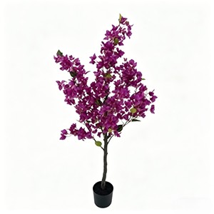 High Quality Real Touch <b>Artificial</b> Silk Bougainvillea <b>Trees</b> Durable <b>Indoor</b> Desktop Plants - Product Image 1