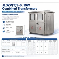Transformateur combiné Y/Yo 10kV JLSZV(Y)9-10W 200/5A classe 0.2S CT VT