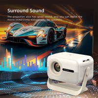 Projecteur portable Topleo Android 14 1080P LCD avec mise au point automatique BT 5.4 pour salon et home cinéma