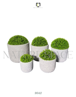 Pot Bunga Fiberglass Ramah Lingkungan, Ukiran Tangan, untuk Penggunaan Dalam & Luar Ruangan, Cocok untuk Rumah, Taman, Balkon, Lantai & Pusat Perbelanjaan