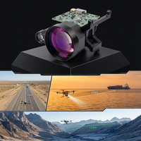 Capteur de distance laser ultra long Module de télémètre 10000 mètres 1535nm 0.5mrad 10km avec RS422