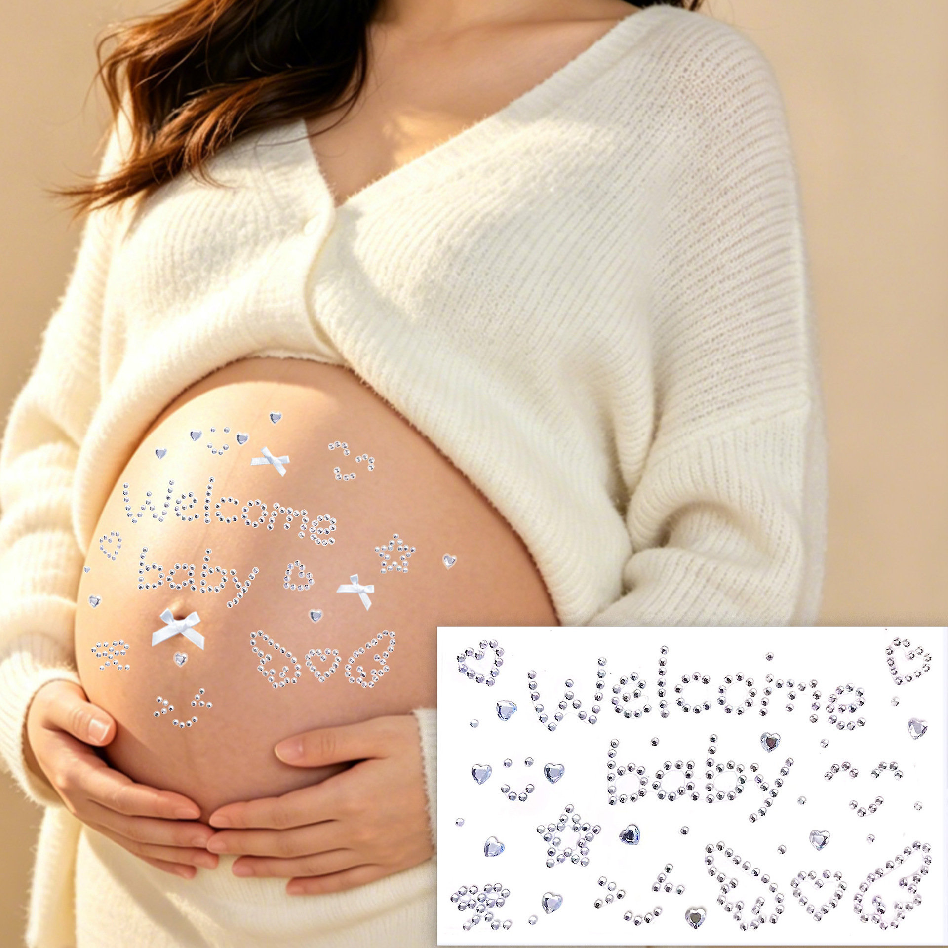 White-welcome baby