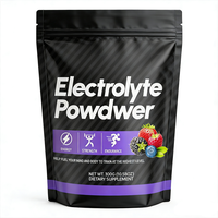Poudre de supplément énergétique électrolytique biologique en vrac OEM pour boisson hydratante, sachets de poudre électrolytique à marque privée