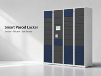 Casillero Inteligente para Paquetes, Gabinete de Almacenamiento de Paquetes de Autoservicio para Apartamentos, Oficinas, Comunidades, Entrega de Última Milla, OEM, ODM