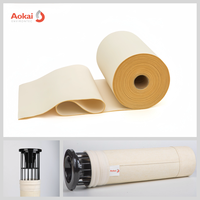 Kantong Filter Suhu Tinggi PPS 160 ° Kantong Pengumpul Debu Tahan Asam C untuk Pembangkit Listrik dan Insinerator Semen