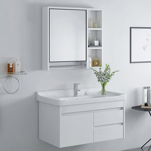 Mueble de baño de madera maciza, mueble de baño blanco en Pakistán - Product Image 1