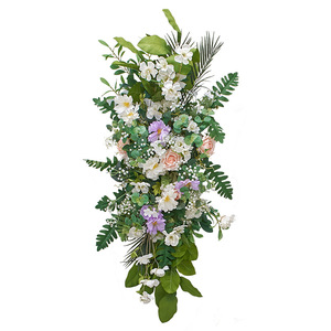 Centro de mesa floral para bodas, decoración para fiestas de cumpleaños, hortensias, paniculata, camino de mesa, decoración de arco para iglesia - Product Image 5