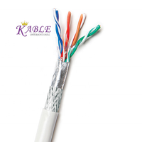 Cable LAN Cat5e SF/UTP 4 pares 24AWG Solid BC 305M para comunicación