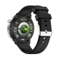 Reloj Inteligente E200 con Forma Redonda, de Aleación de Zinc Morado, Pantalla LCD Grande de 1.85 Pulgadas, Reloj Inteligente Android para Mujeres, Señoras y Niñas