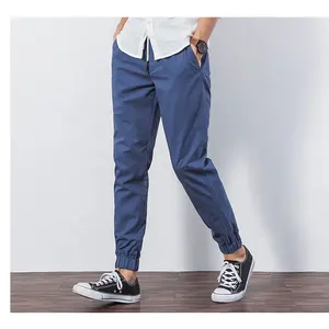 Erkek chinos pantolon ürünler erkek joggers çok renkli rahat pantolon saf renk chinos pamuk chino pantolon erkekler için