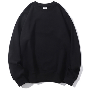 Sweat-shirt de sport unisexe à col rond et manches longues, doublure tissée, impression de logo personnalisée sur le devant, écologique, coupe-vent, respirant, vêtements de travail - Product Image 2
