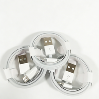 Microcable Antienredos, Duradero, Carga Rápida 5V2A, Transferencia de Datos de Alta Velocidad, Auriculares, Dispositivos Electrónicos, Cobre Puro