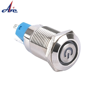 12mm 리셋 금속 버튼 시작/정지 스위치 LED 조명 포함 <span class=keywords><strong>DC</strong></span> 5/12/24V 소형 버튼 인칭 스위치 방수 및 방진 - Product Image 6