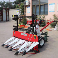 Moissonneuse-batteuse portative automotrice Foya Farm pour riz, blé, ensilage, foin et céréales, moteur diesel, transmission par engrenages, largeur de travail 1000 mm