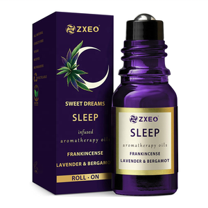 Aceite de Lavanda Orgánico 100% Puro y Natural en Roll-On de 10 ml, Marca Blanca, para Aliviar el Sueño, el Dolor de Cabeza y la Cefalea - Product Image 1