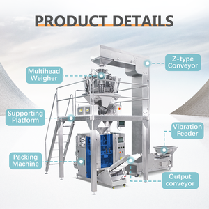 Machine d'emballage verticale entièrement automatique pour aliments pour chiens, aliments pour animaux, graines, pesage et emballage - Product Image 2