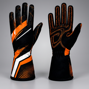 Gants de karting personnalisés pour adultes, unisexes, couleur personnalisée, logo imprimé par sublimation, polyester, ajustement confortable, résistants à la décoloration, tous modèles - Product Image 1