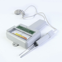 Détecteur de chlore résiduel portable carré 2 en 1 pour piscine Sonde Testeur de pH Analyseur de qualité de l'eau